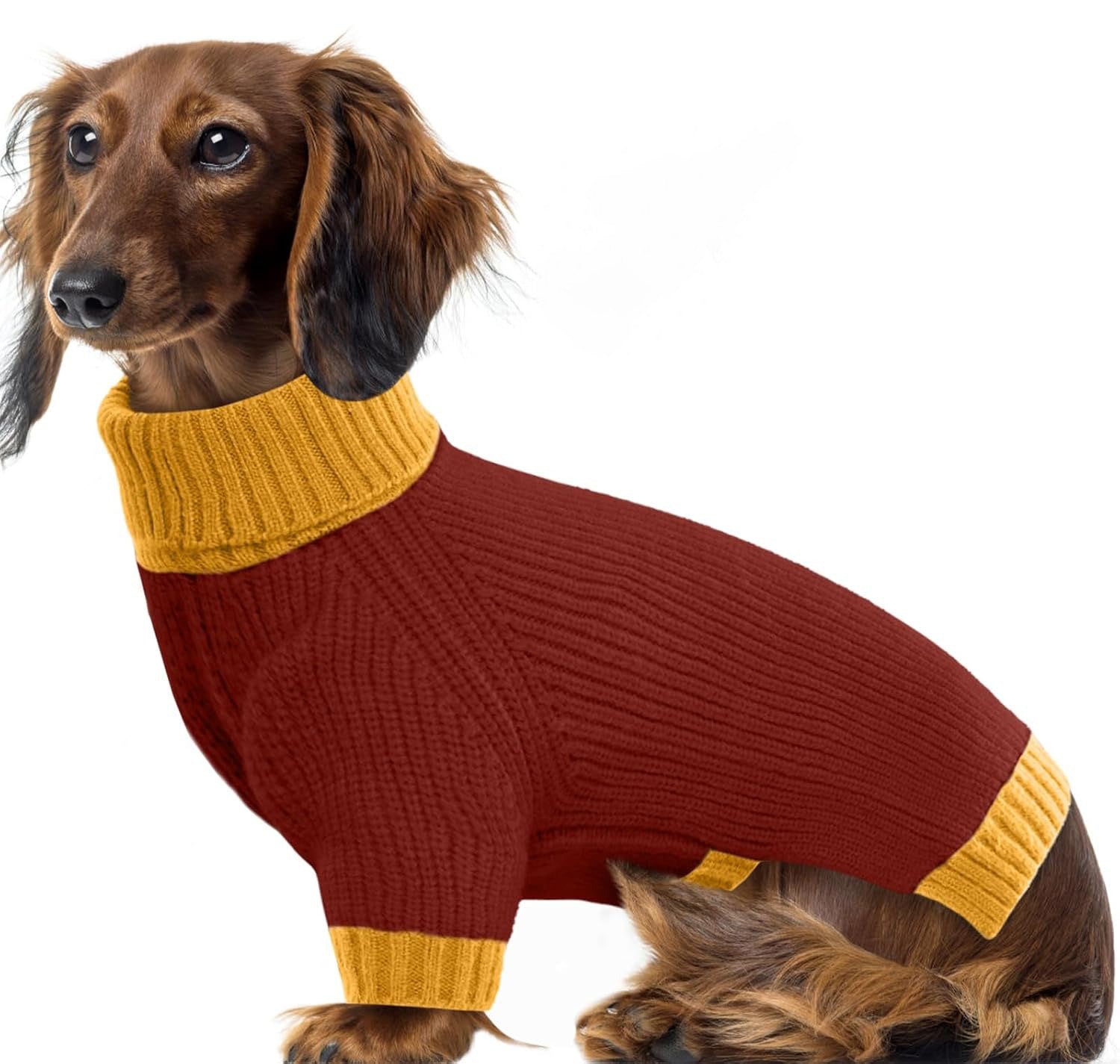 Soft Cable Knit Large Dog Sweater with Leash Hole – Warm Pullover