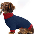 Soft Cable Knit Large Dog Sweater with Leash Hole – Warm Pullover