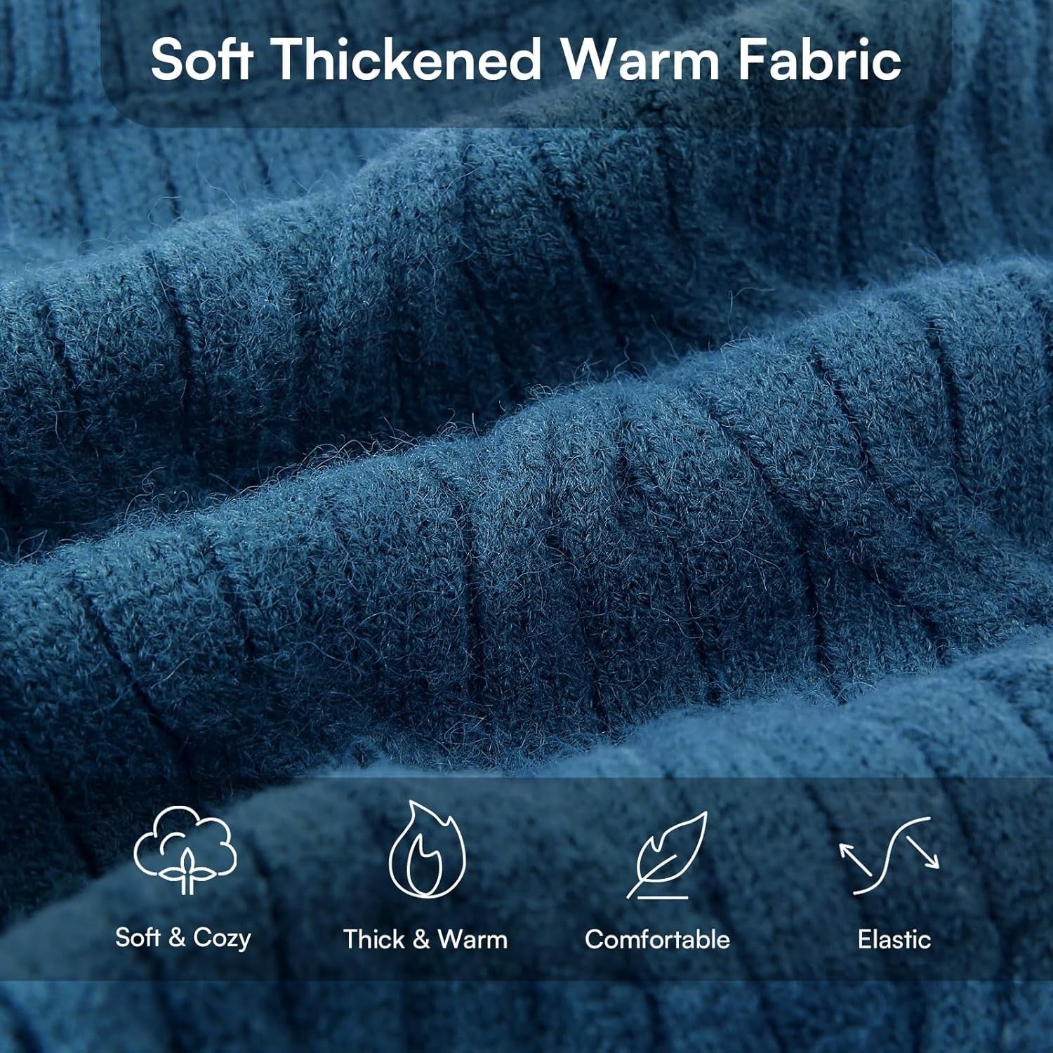 Cozy & Soft Sleeveless Turtleneck Dog Sweater