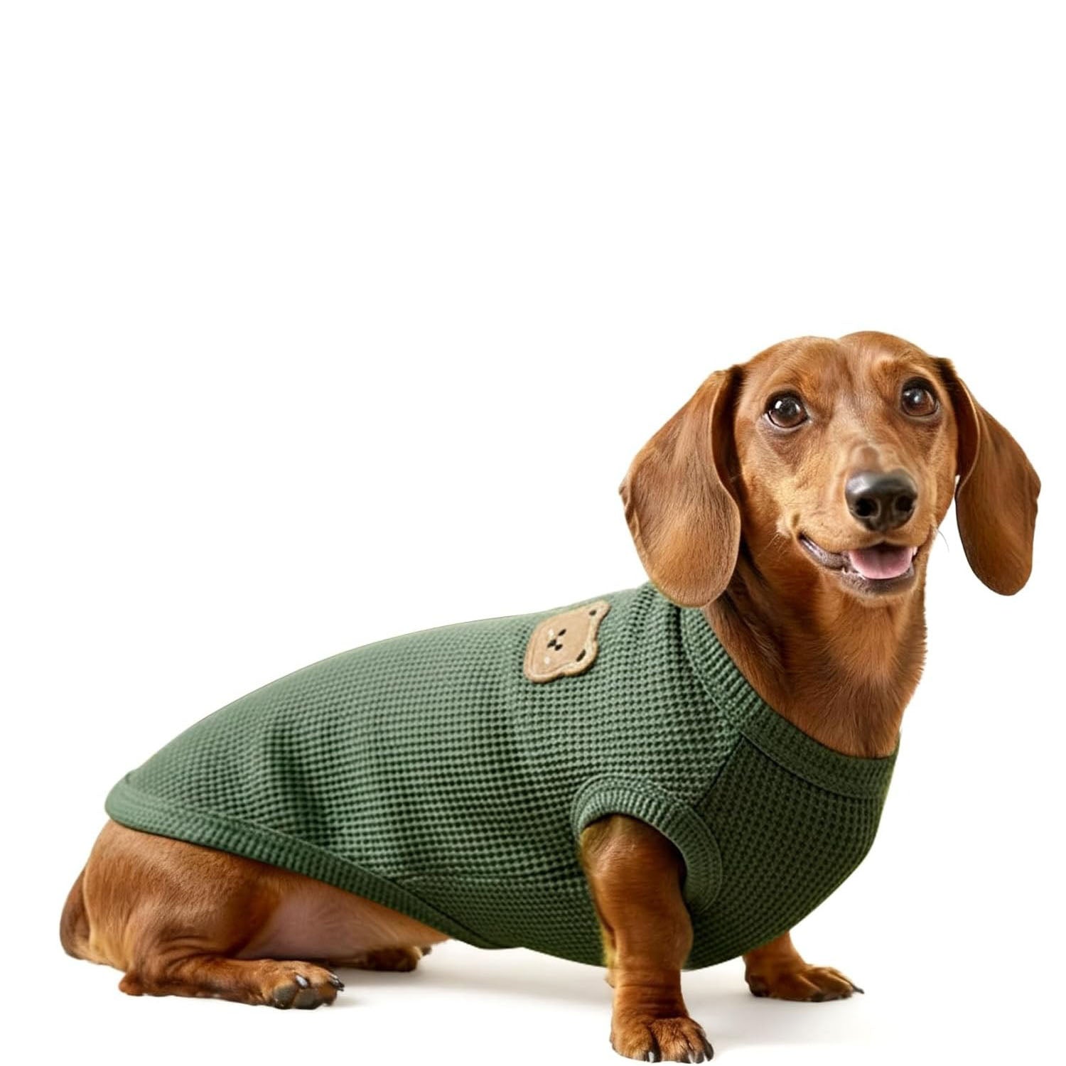 Waffle-Knit Pet Shirt – Lightweight Breathable Stretchy Sleeveless Tee