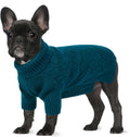 Turtleneck Dog Sweater with Sleeves – Soft Elastic Knit Pullover