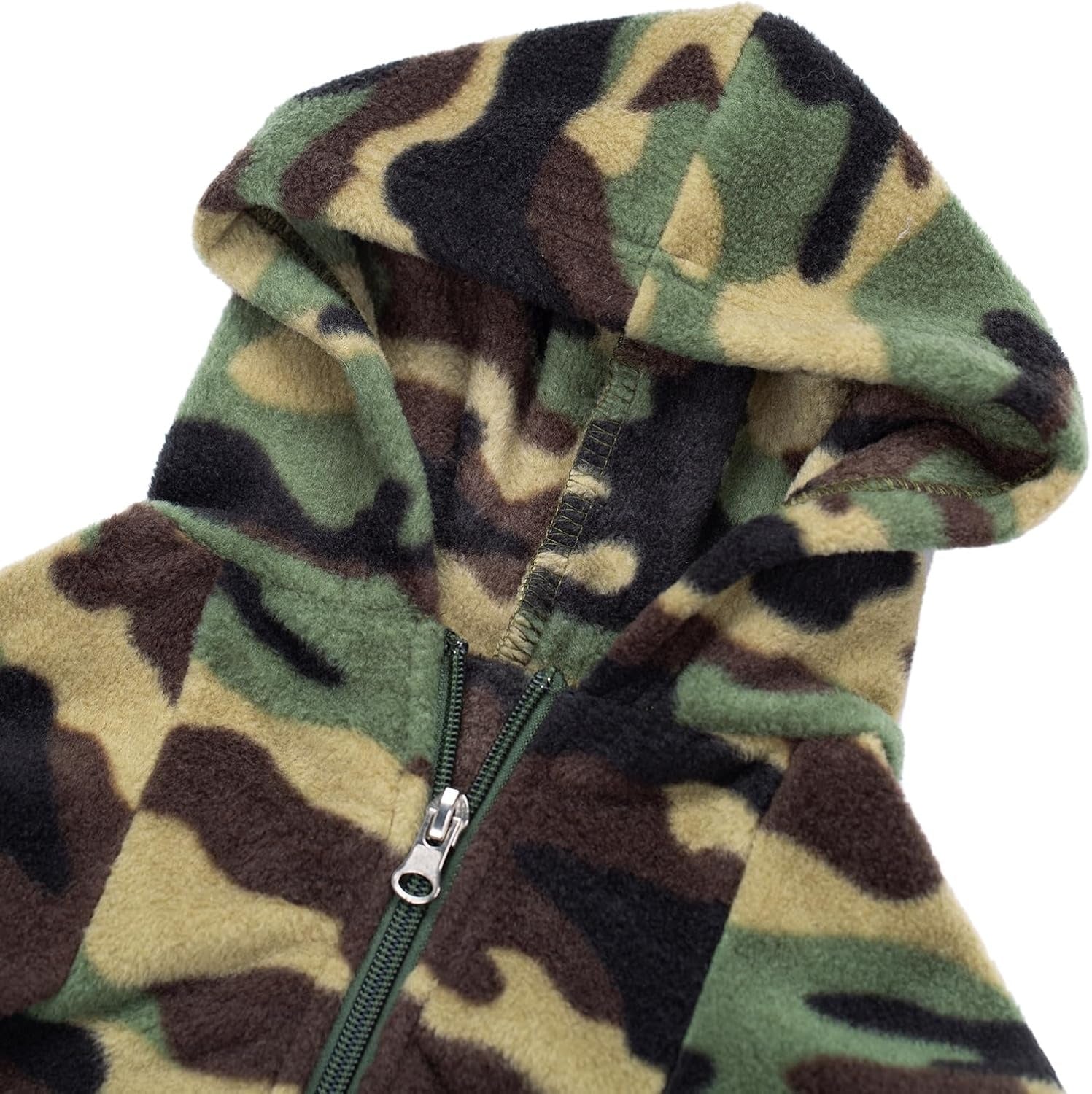 Camo French Bulldog Dog Hoodie with Pocket – Fleece Sweatshirt