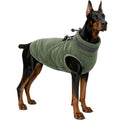 Windproof Waterproof Dog Coat – Fleece Lined Zipper Jacket