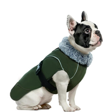 Winter Warm Dog Coat – Windproof Water Repellent Thick Snowsuit Fleece Jacket