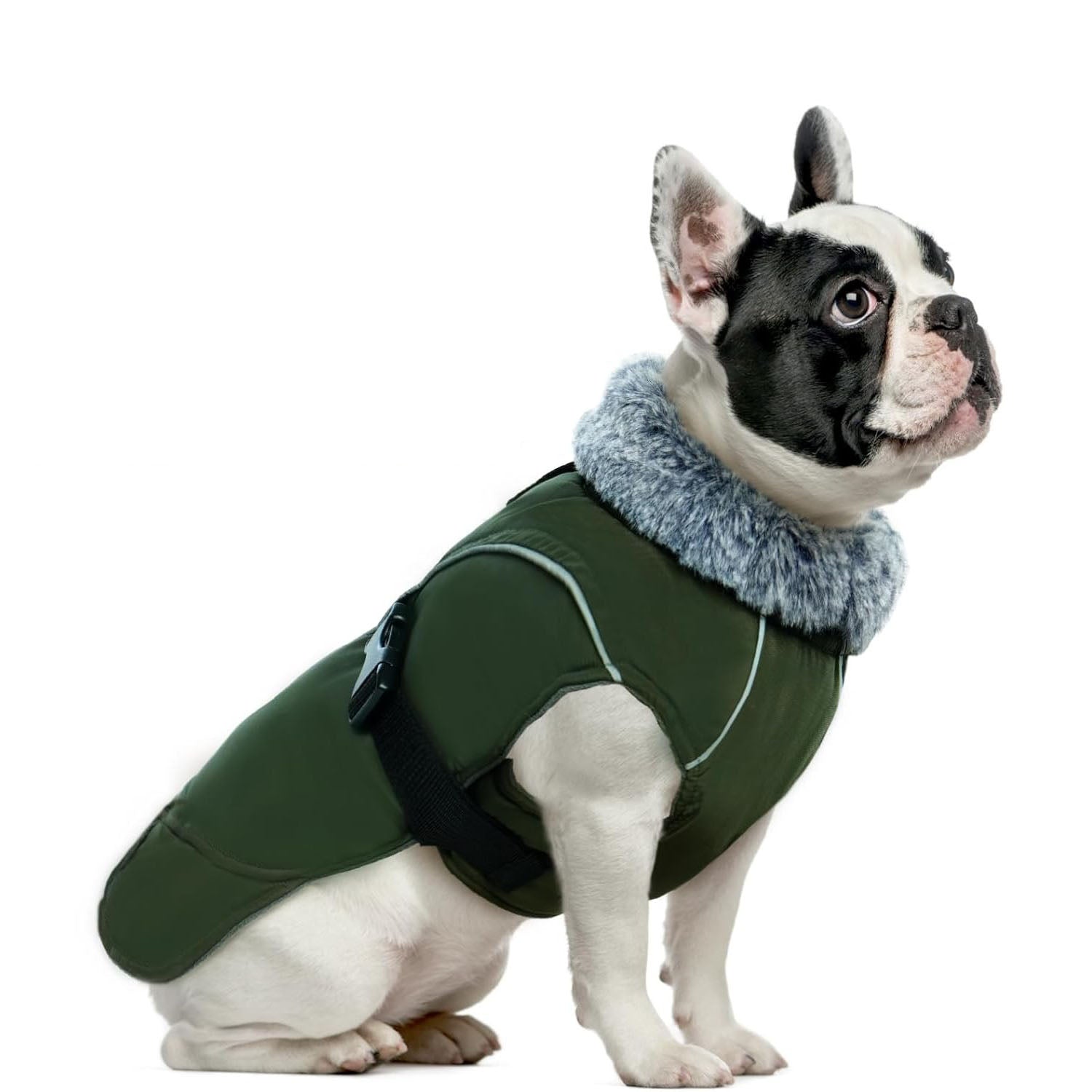 Winter Warm Dog Coat – Windproof Water Repellent Thick Snowsuit Fleece Jacket