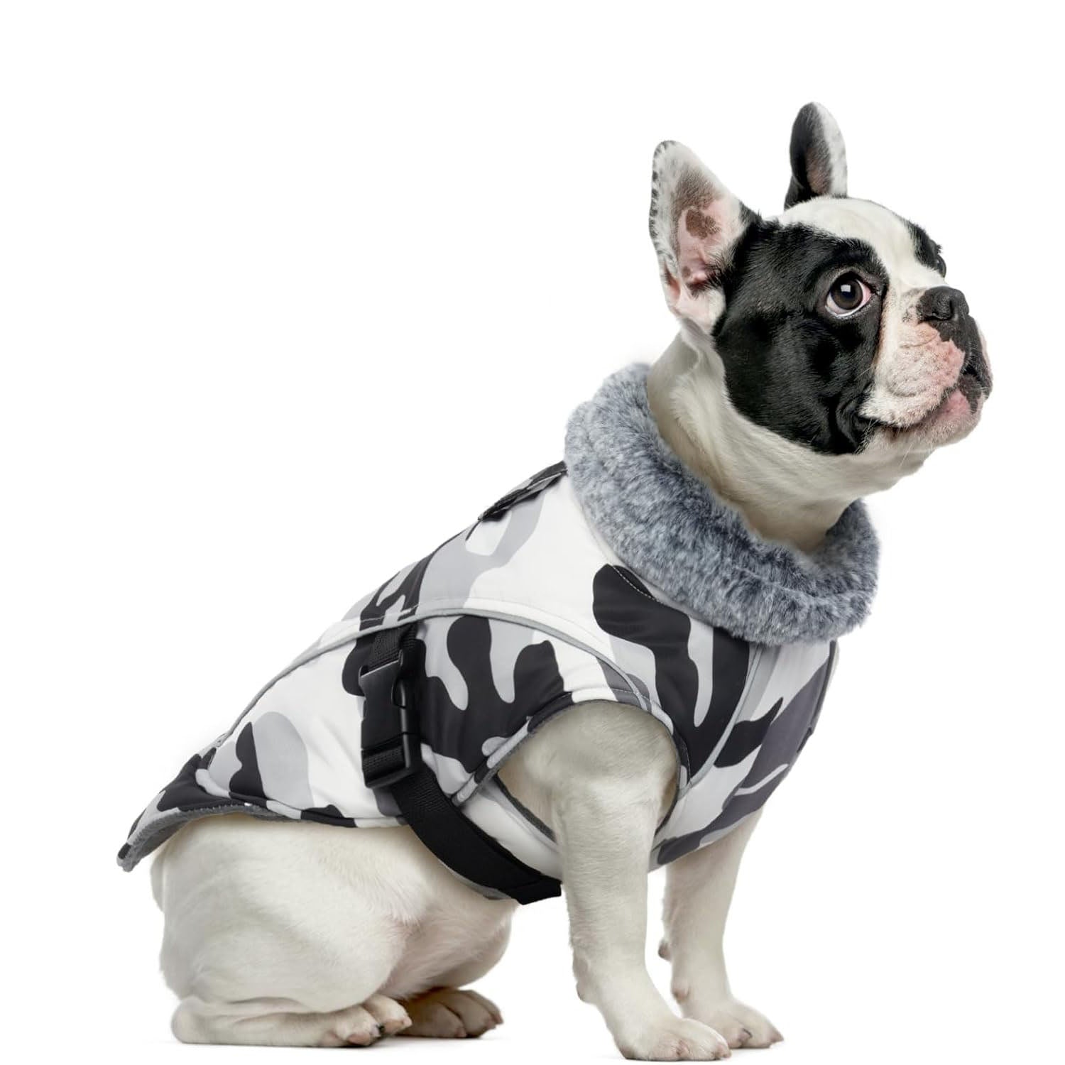 Winter Warm Dog Coat – Windproof Water Repellent Thick Snowsuit Fleece Jacket