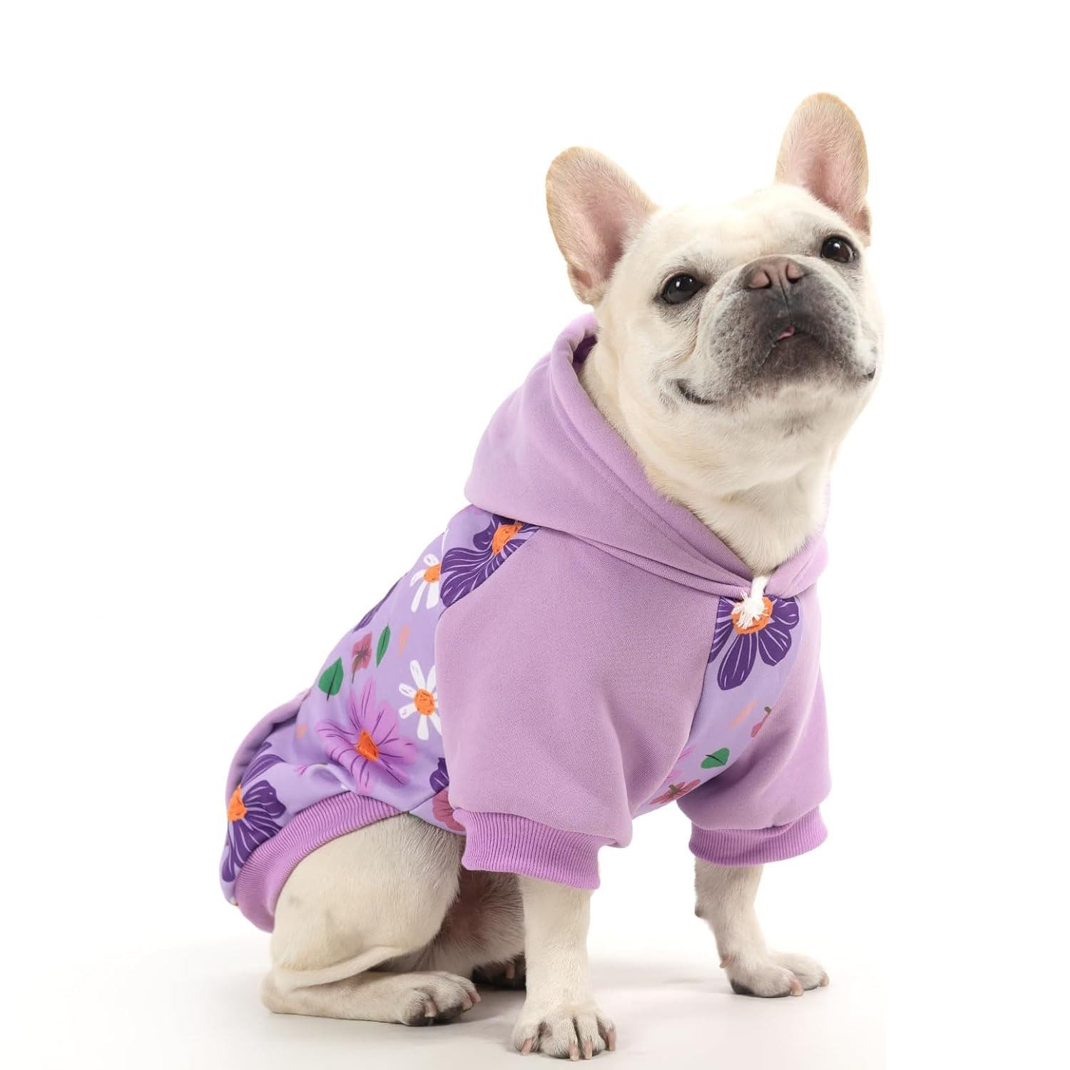 Soft Dog Hoodie with Pocket – Warm Fleece Pet Clothes Hooded Sweatshirt