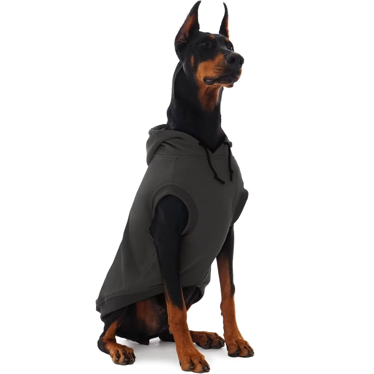 Basic Dog Hoodie for Large Dogs – Lightweight Fall Pullover Sweatshirt with Hood