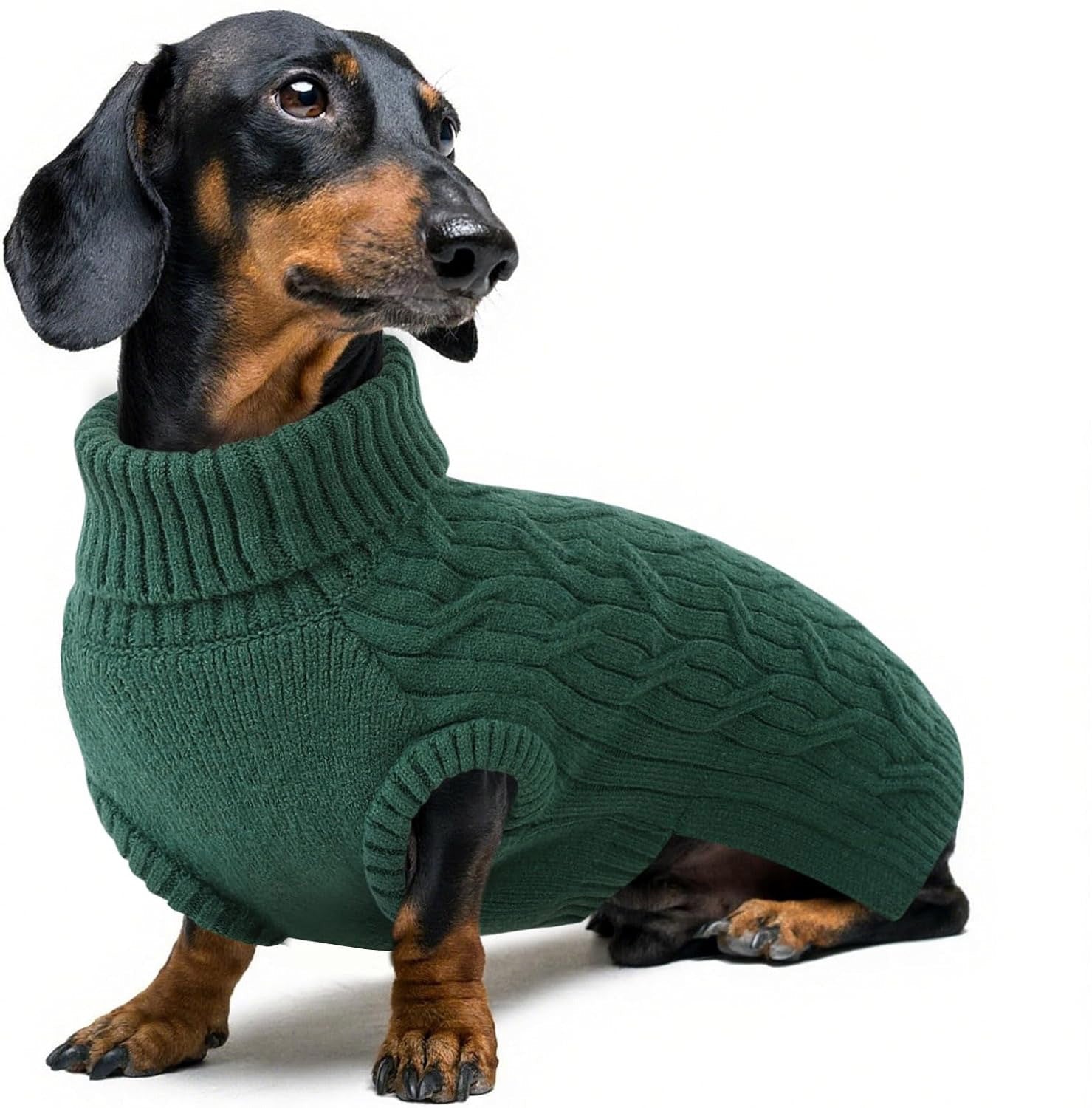 Cozy & Soft Sleeveless Turtleneck Dog Sweater