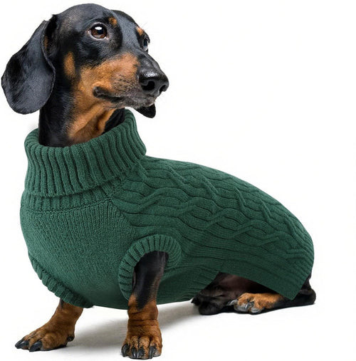 Cozy & Soft Sleeveless Turtleneck Dog Sweater