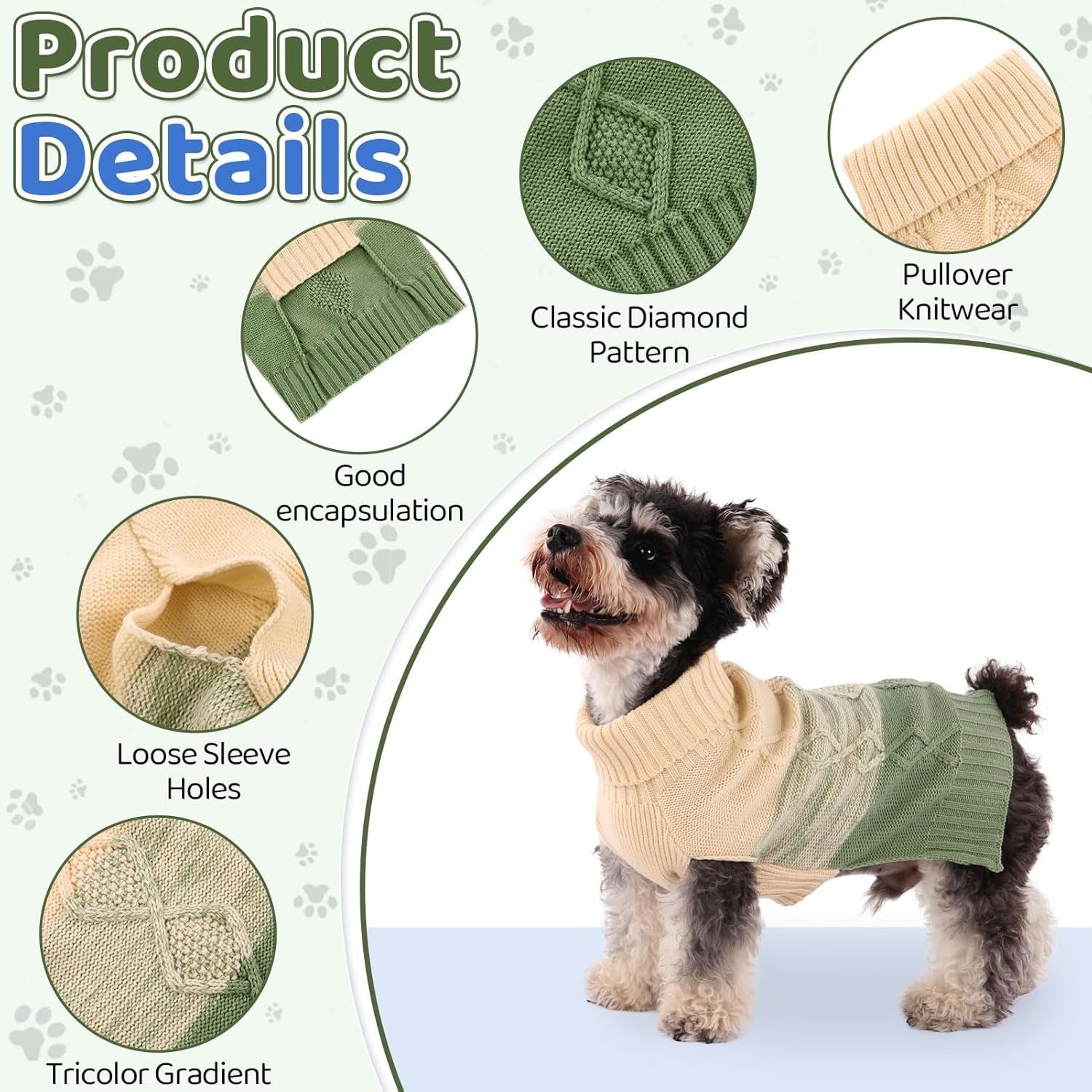 Thicked Turtleneck Dog Sweater – Warm Pullover