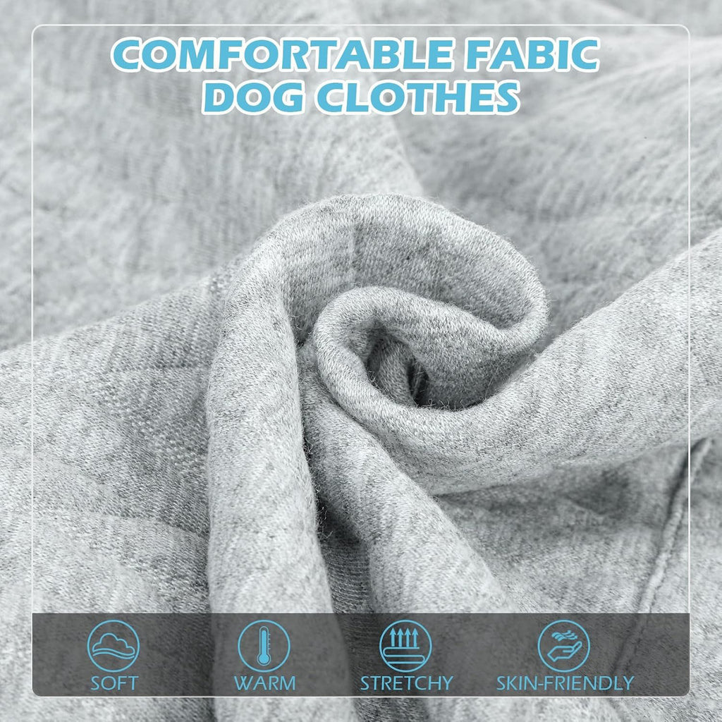 Textured Cable Knit Basic Dog Hoodie – Sweater with Leash Hole and Pocket