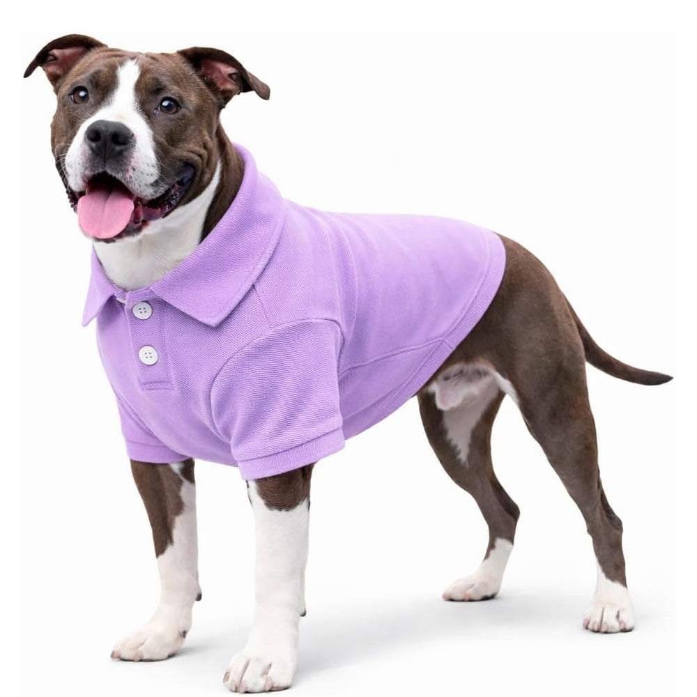 Basic Dog Polo Shirt – Premium Cotton Polo T-Shirts with Two-Button Collar